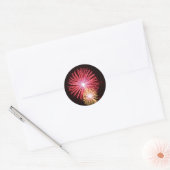 Vuurwerk Ronde Sticker (Envelop)