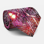 Vuurwerk - Stropdas van 4 juli (Opgerold)