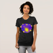Vuurwerk t-shirt dames (Voorkant volledig)