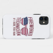 Vuurwerk Technicus 4 Juli Grappig Nederland Case-Mate iPhone Case (Achterkant (horizontaal))