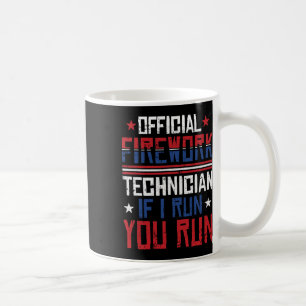 Vuurwerk technicus 4 juli Grappig Nederland Pyro-t Koffiemok