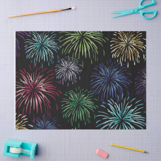 Vuurwerk Tissuepapier (Craft)