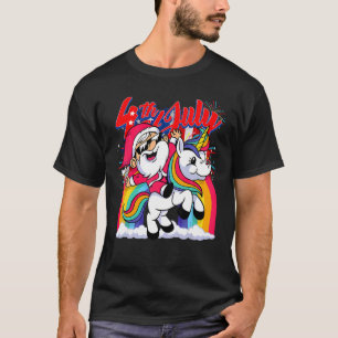 Vuurwerk V.S. Vlag Regenboogstaart Unicor T-shirt