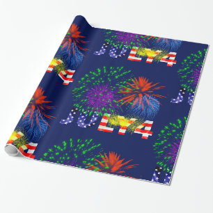 Vuurwerk van 4 juli cadeaupapier