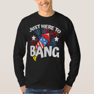 Vuurwerk van Meme in juli hier om te bang T-shirt