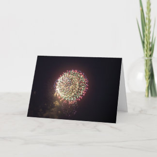Vuurwerk Verjaardag Kaart