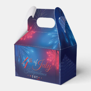 vuurwerk vierde juli met het vrijheidsbeeld bedankdoosjes