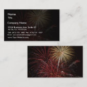 Vuurwerk Visitekaartje (Voorkant / Achterkant)