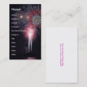 Vuurwerk Visitekaartje (Voorkant / Achterkant)