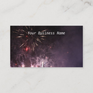 Vuurwerk Visitekaartjes