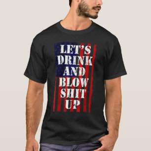 Vuurwerk voor mannen Vrouwendag Drink 4 juli T-shirt