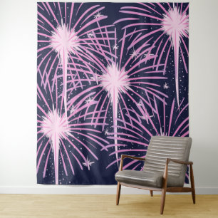 Vuurwerk Wandkleed