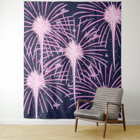 Vuurwerk Wandkleed (In situ)