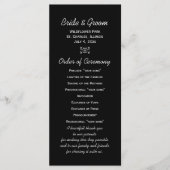 Vuurwerk Weddenschap Programma (Voorkant)