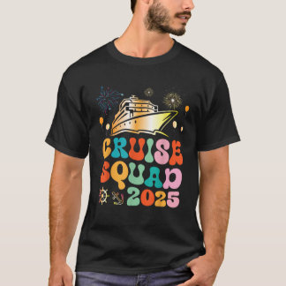 Vuurwerkballonnen Vuurwerkcruise Squad 2025 vieren T-shirt