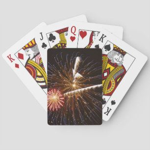 Vuurwerkdisplay op Savannah River Pokerkaarten