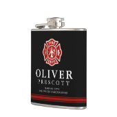 Vuurwerker | Maltees Cross Custom Black Heupfles (Links)