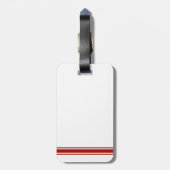 Vuurwerker | Maltees kruissymbool Bagagelabel (Achterkant verticaal)