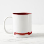 Vuurwerker | Maltees kruissymbool Tweekleurige Koffiemok (Links)