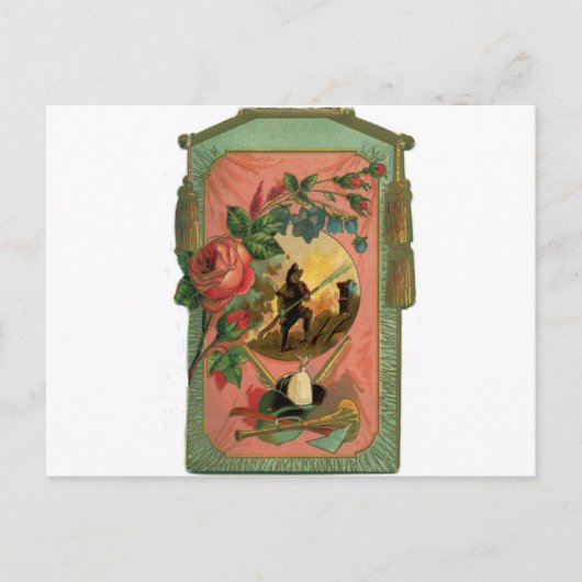  vuurwerktuig van 1880 briefkaart (Voorkant)