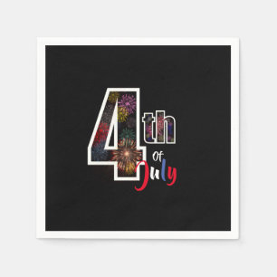  vuurwerktuigen van 4 juli servet