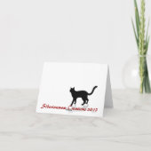 Vuurwerkwaardige verjaardagsfeest Kaart (Achterkant)