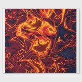 vuurwervels cadeaupapier (Vlak)