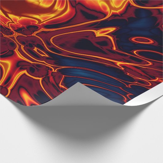 vuurwervels cadeaupapier (Hoek)