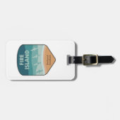 Vuurzee Nationale Seashore New York Seagulls Bagagelabel (Voorkant horizontaal)