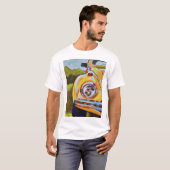 VW Bug Painting - Gift for VW Bug Lovers T-shirt (Voorkant volledig)