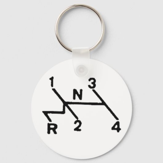 VW SHIFT PATERN SLEUTELHANGER (Voorkant)