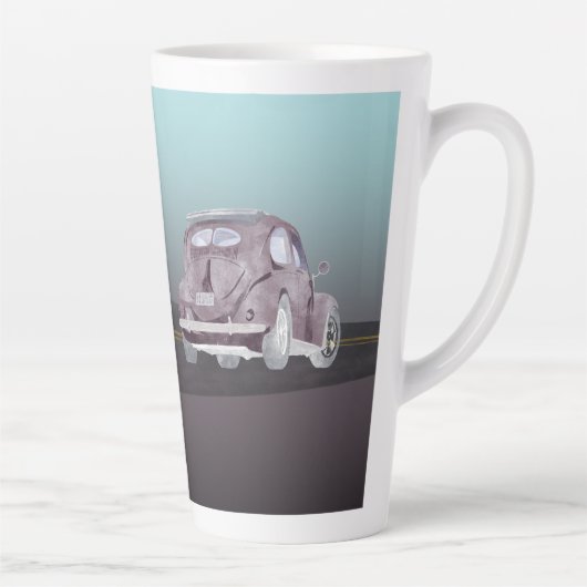 VW Split Oval Bug Latte Mug (Droite)