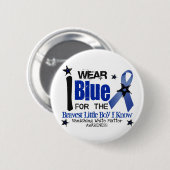 VWM Awareness Bravest Boy ik ken Ronde Button 5,7 Cm (Voorkant /achterkant)