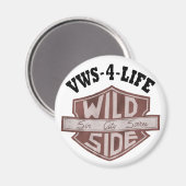 "VWS-4-LIFE" magnet Magneet (Voorkant / Achterkant)
