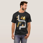 VXLS Construction Truck Excavator Concrete Mixer D T-shirt (Voorkant volledig)