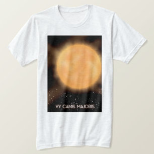 VY Canis Majoris Zon ruimte kunstposter. T-shirt