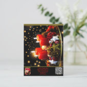 Vykort — Connect, Christmas Briefkaart (Staand voorkant)