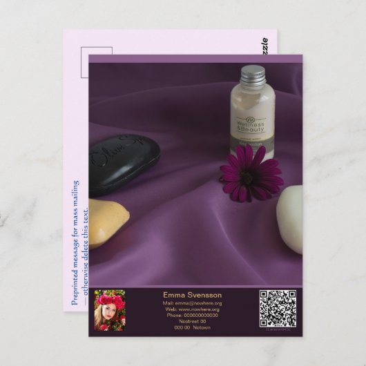 Vykort — Connect, Spa Briefkaart (Voorkant / Achterkant)