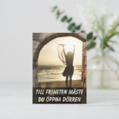 Vykort — Frihetens dörr Briefkaart (Staand voorkant)