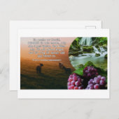 Vykort - Psalm 23: 1-2 Briefkaart (Voorkant / Achterkant)