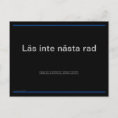 Vykort — Rebell Briefkaart (Voorkant)