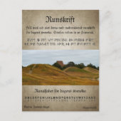 Vykort — Runskrift Briefkaart (Voorkant)