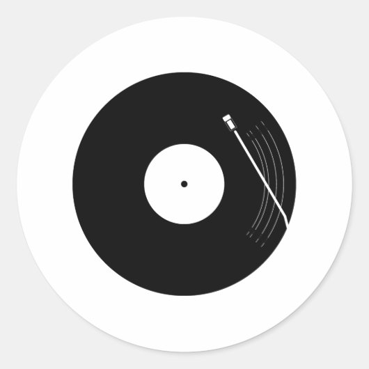 Vynil Ronde Sticker (Voorkant)