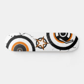 Vynil Star Skateboard White (Horizontaal)