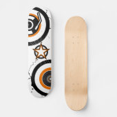 Vynil Star Skateboard White (Voorkant)