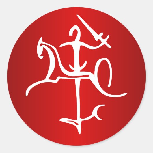 Vytis Lietuva Ronde Sticker (Voorkant)