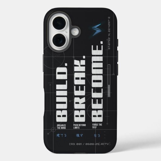 VYTROS: C.O.R.E. STACK "DISCIPLINE" FITNESS Case-Mate iPhone CASE (Achterkant)