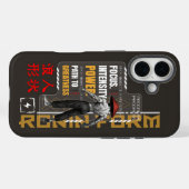 VYTROS "RONIN FORM" FITNESS Case-Mate iPhone CASE (Achterkant (horizontaal))