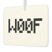 W00F [Dierengeluiden in leetspreken] Luchtverfrisser (Links)