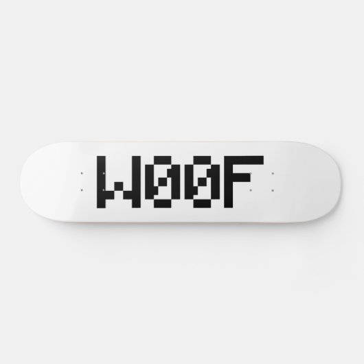 W00F [Dierengeluiden in leetspreken] Skateboard (Horizontaal)